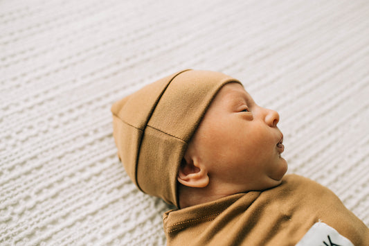 Tie Beanie, Camel