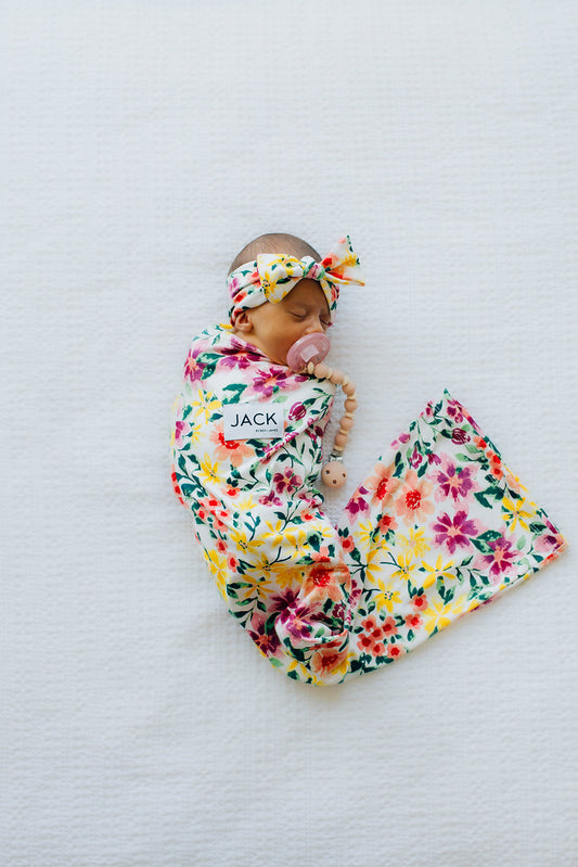 Jack Swaddle Sack, Spring Floral