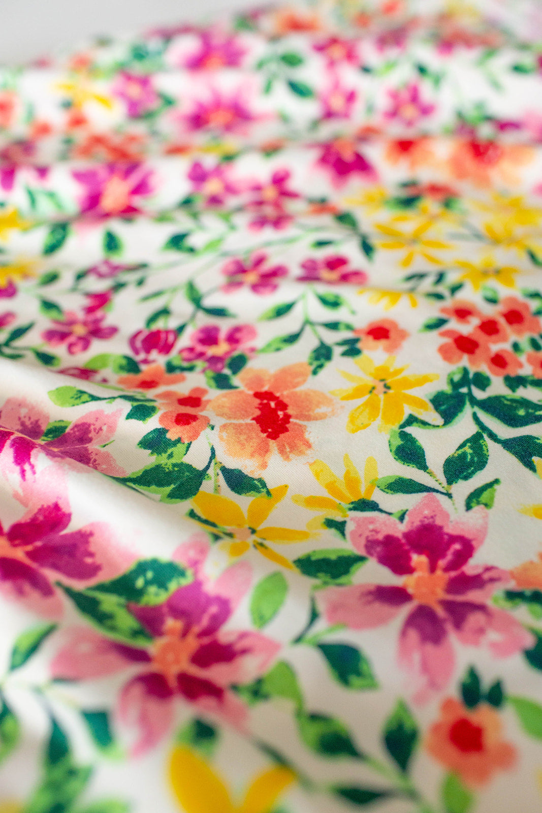 Adult Throw Blanket, Spring Floral