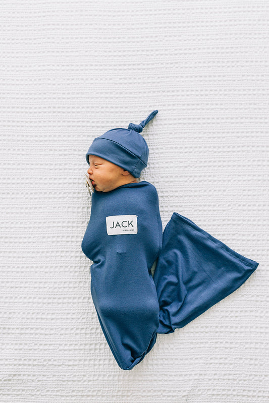 Jack Swaddle Sack, Indigo Blue