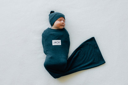 Jack Swaddle Sack, Navy Heather