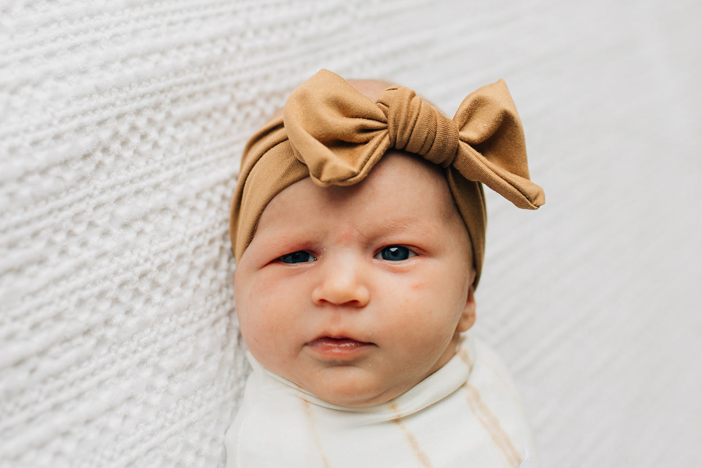 Knot Bow Headband, Camel