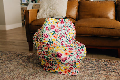 Nursing + Car Seat Cover, Spring Floral