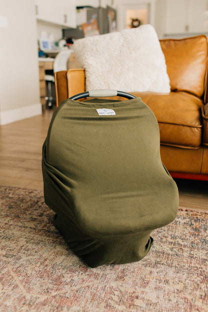 Nursing + Car Seat Cover, Olive