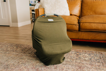 Nursing + Car Seat Cover, Olive