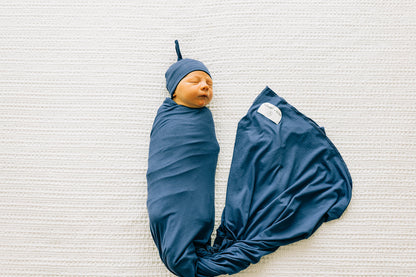 The Everyday Swaddle Blanket, Indigo