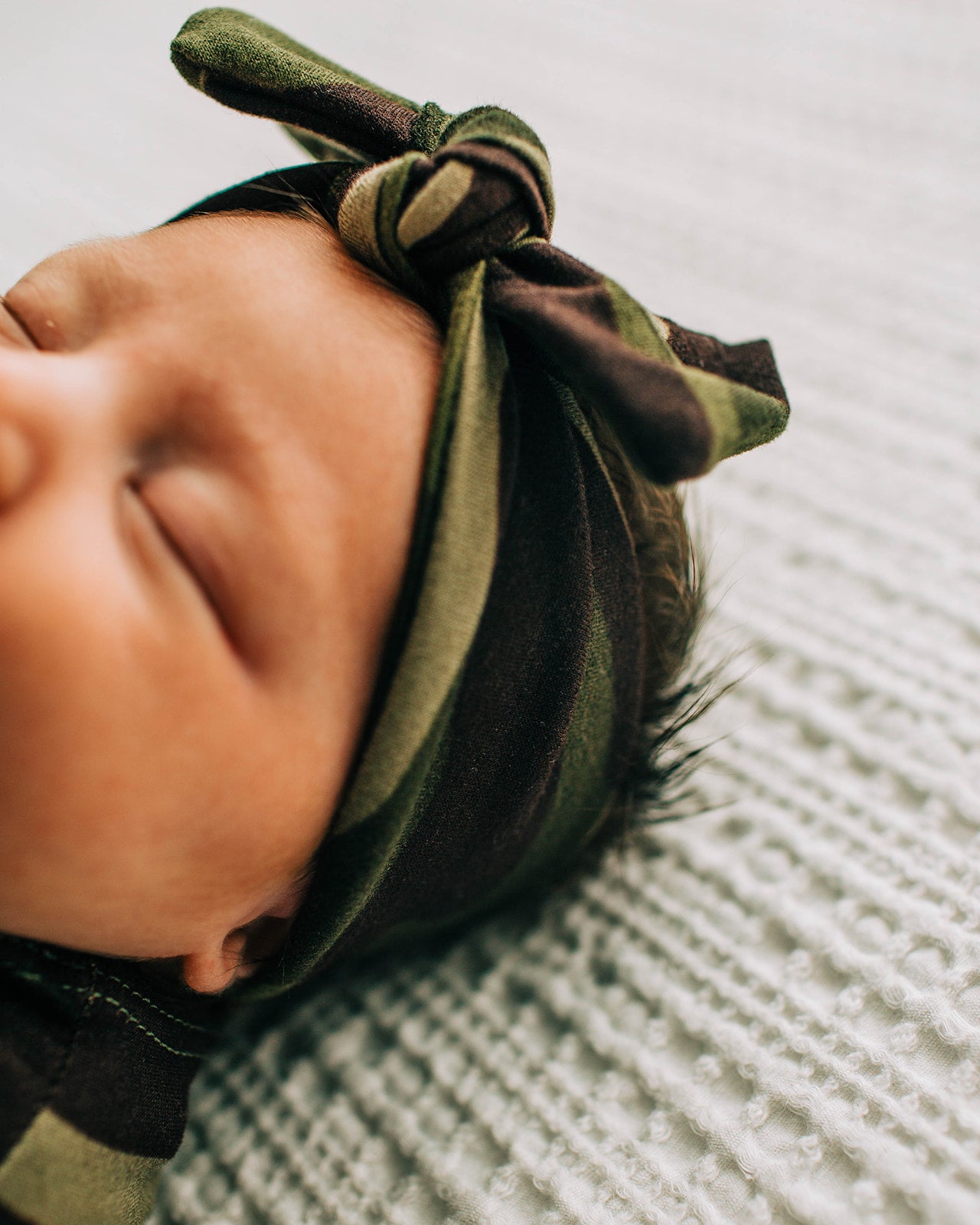 Knot Bow Headband, Camo