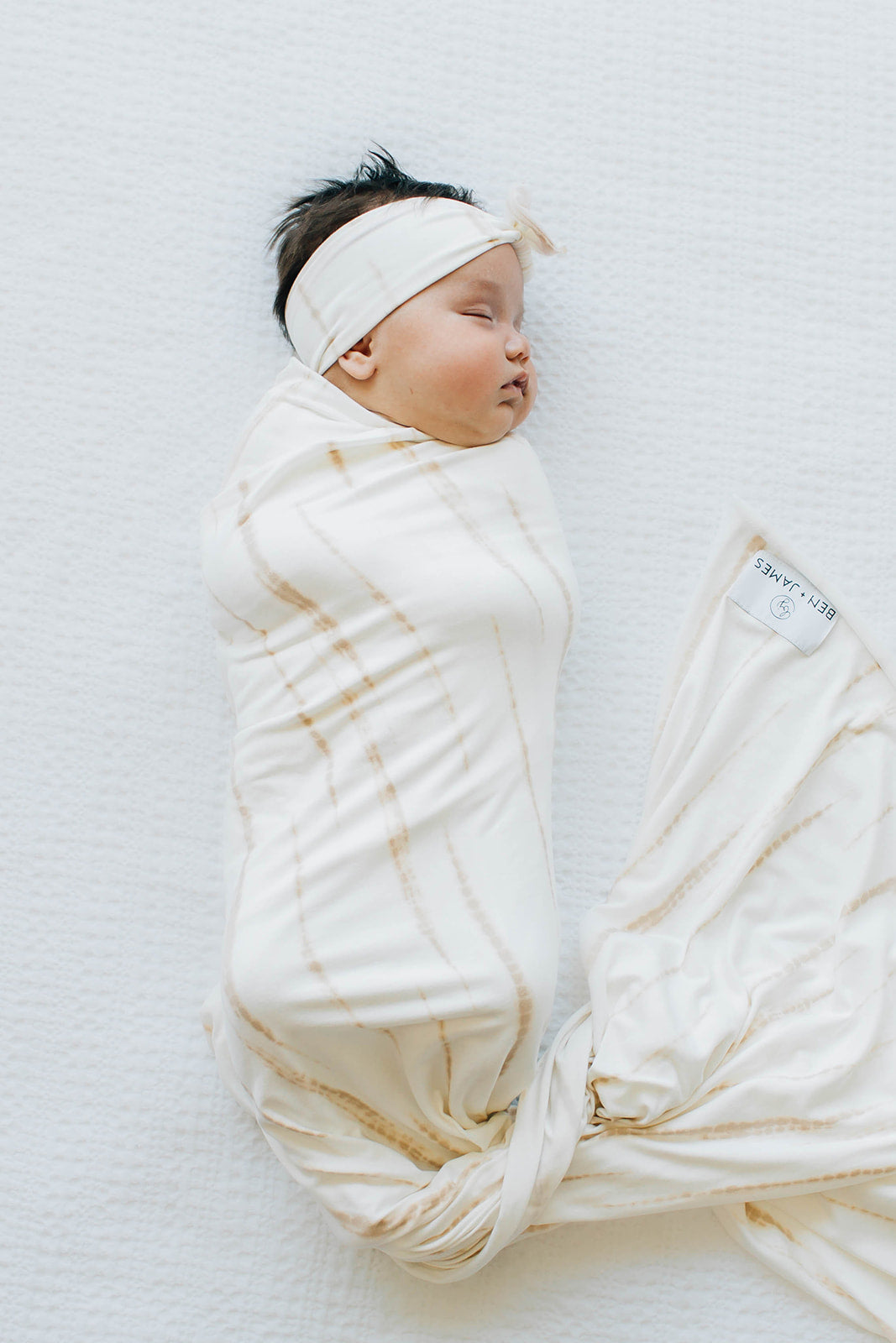 The Everyday Swaddle Blanket, Ivory Tie Dye