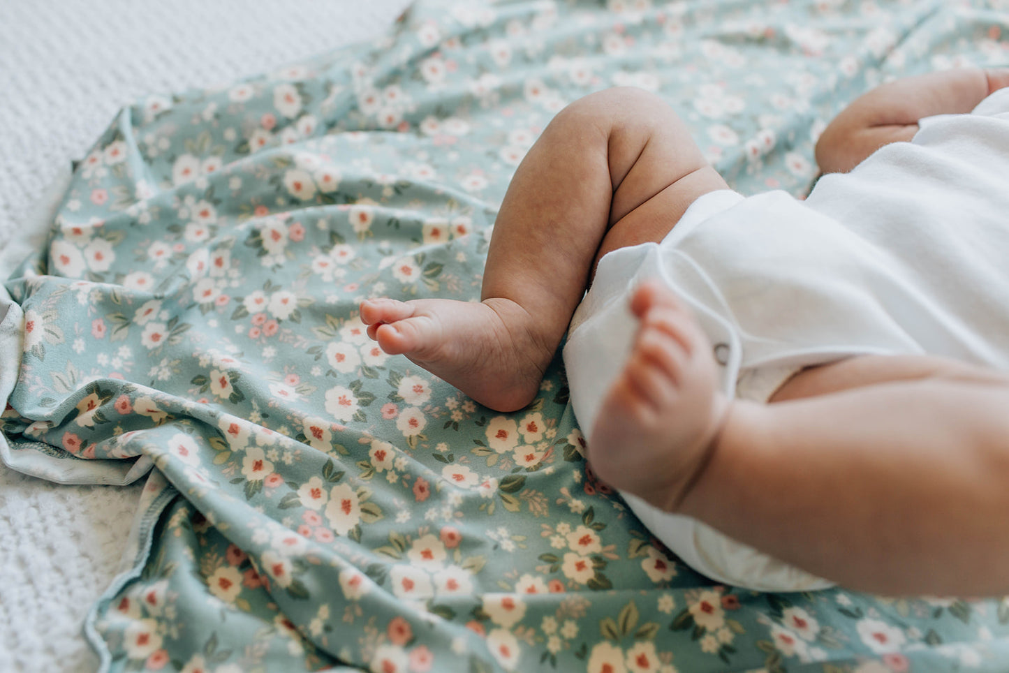 The Everyday Swaddle Blanket, Sage Floral