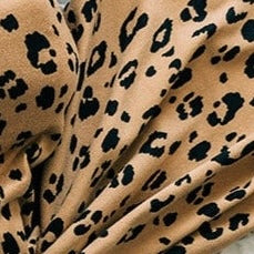 Baby Swaddle Blanket, Camel Leopard