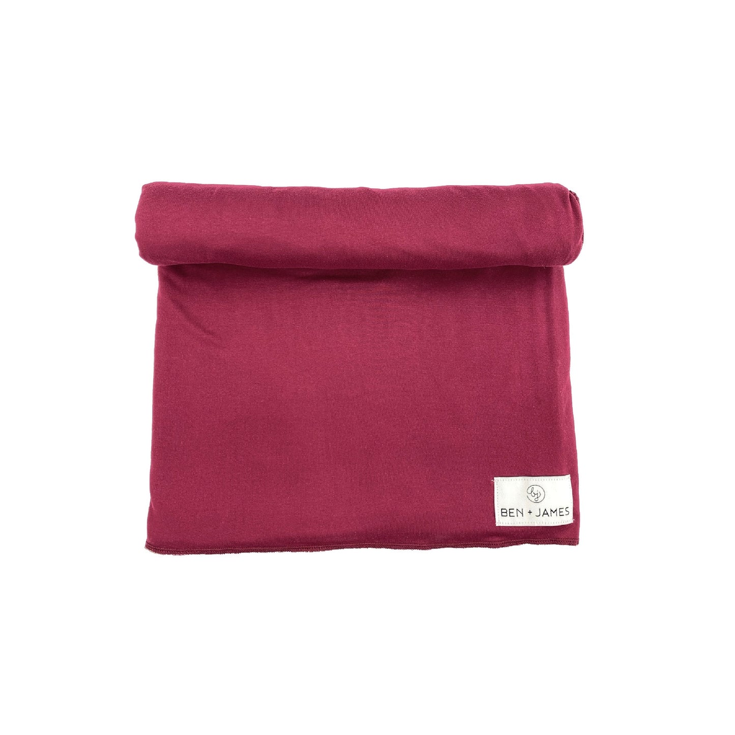 Baby Swaddle Blanket, Red Wine